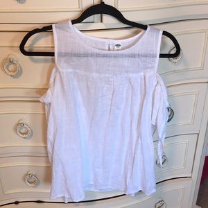 Old navy white off the shoulder top